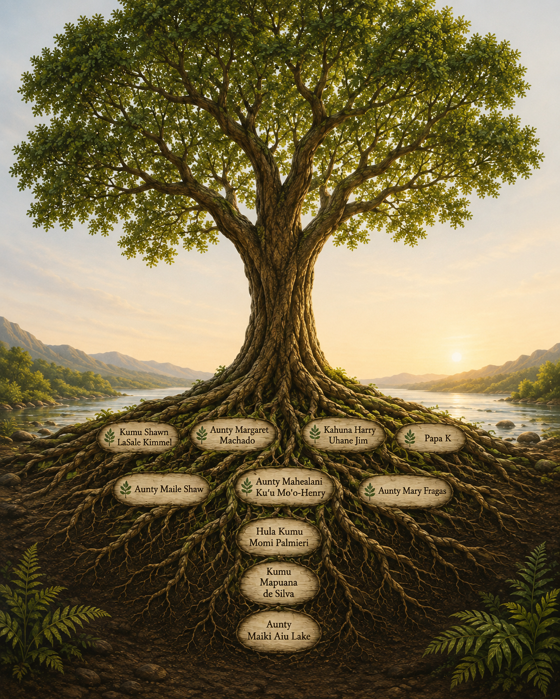 Ancestral Tree by the water
